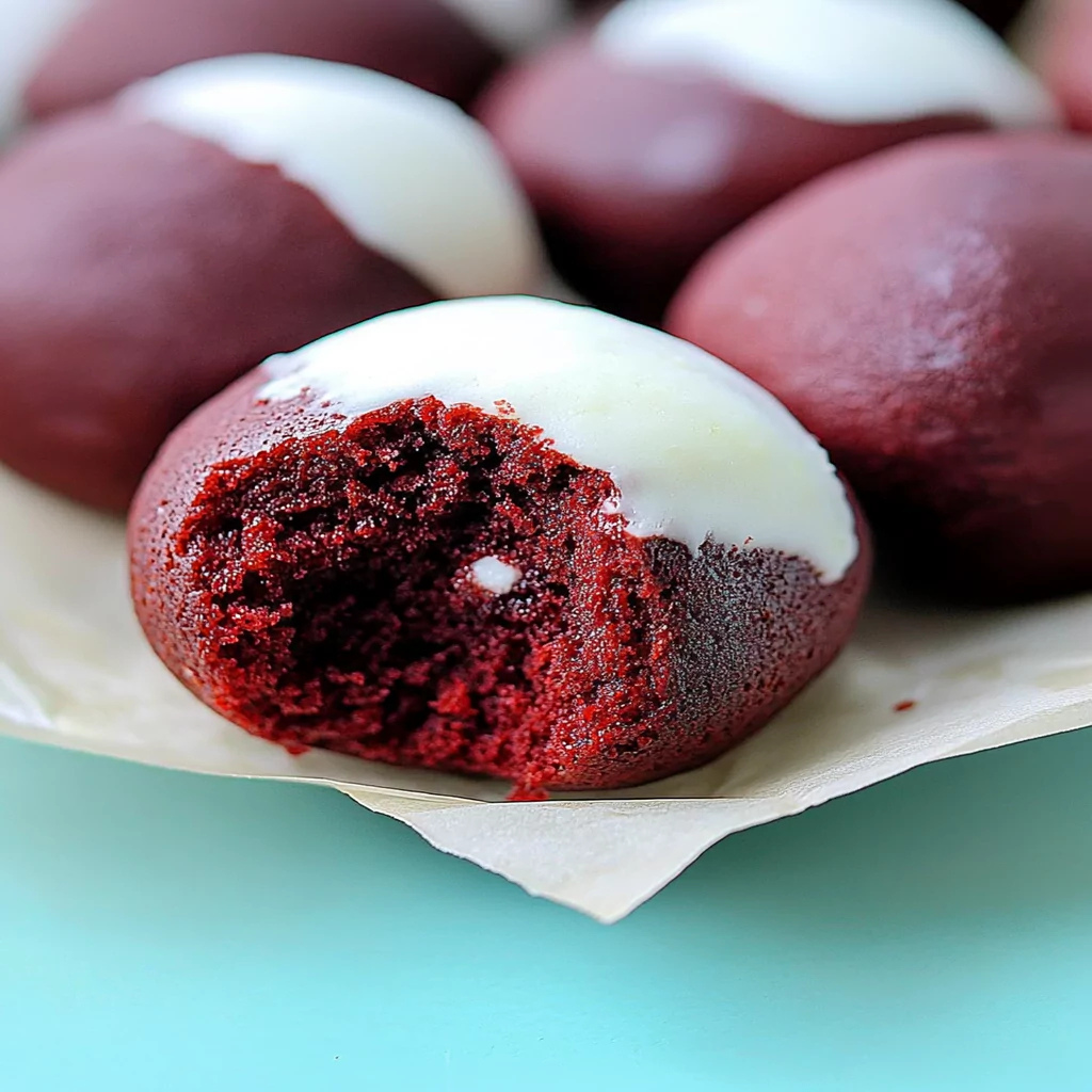 Baked Red Velvet Cake Donut Holes Irresistible Sweet Treats (2)