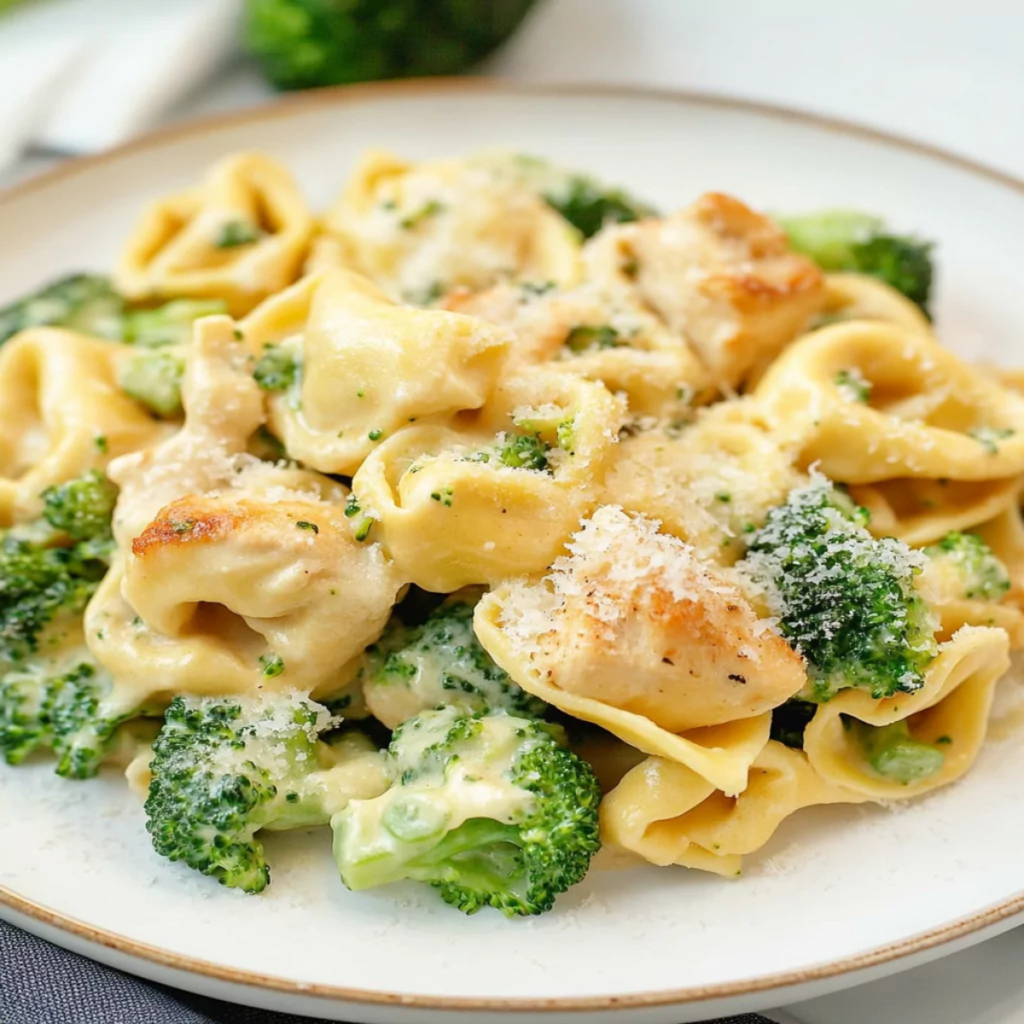 Cheesy Chicken & Broccoli Tortellini Recipe