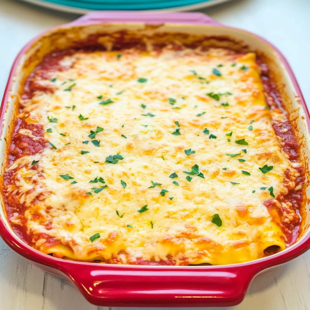 Cheesy Chicken Manicotti Recipe