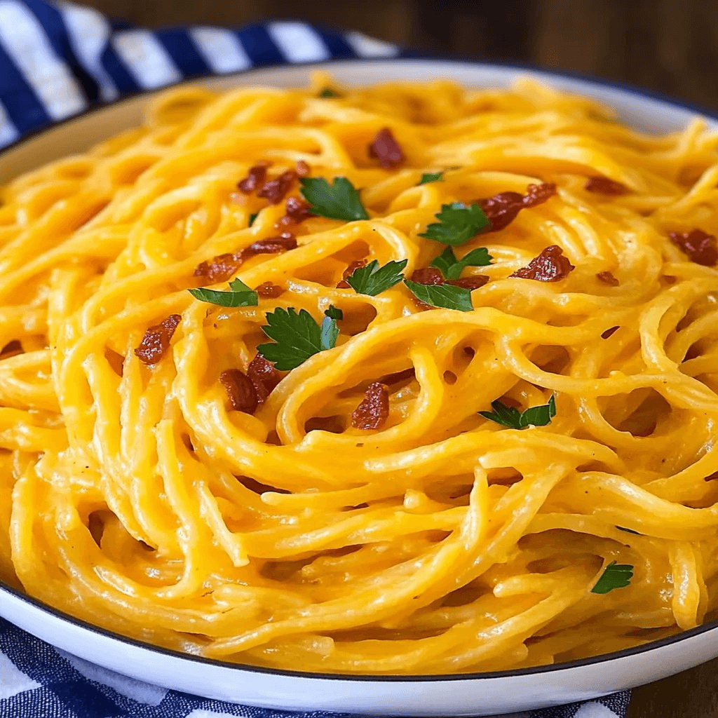 Creamy Butternut Squash Pasta Sauce Easy Homemade Recipe (1)