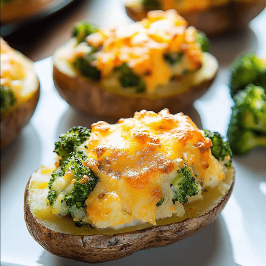 Delicious Broccoli Cheddar Twice Baked Potatoes – Comfort Food at Its Best! (1)