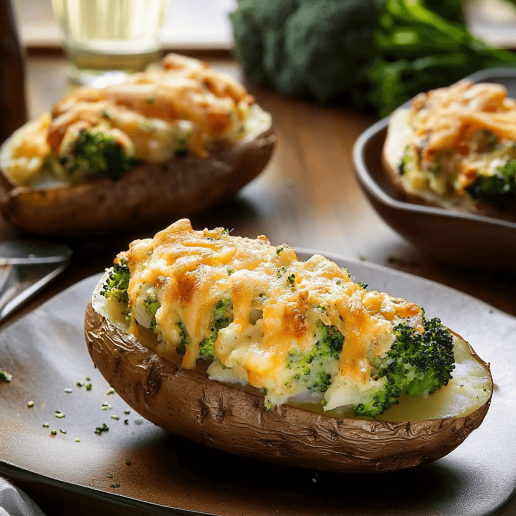 Delicious Broccoli Cheddar Twice Baked Potatoes – Comfort Food at Its Best! (3) (1)