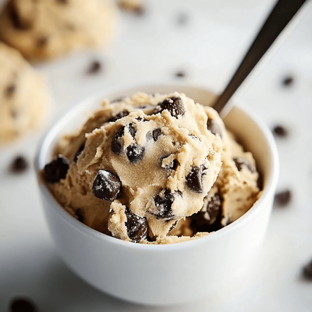 Delicious & Quick Edible Cookie Dough For One (1)