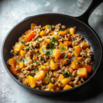 Ground Turkey Butternut Squash Skillet – Quick & Healthy! (2) (1)