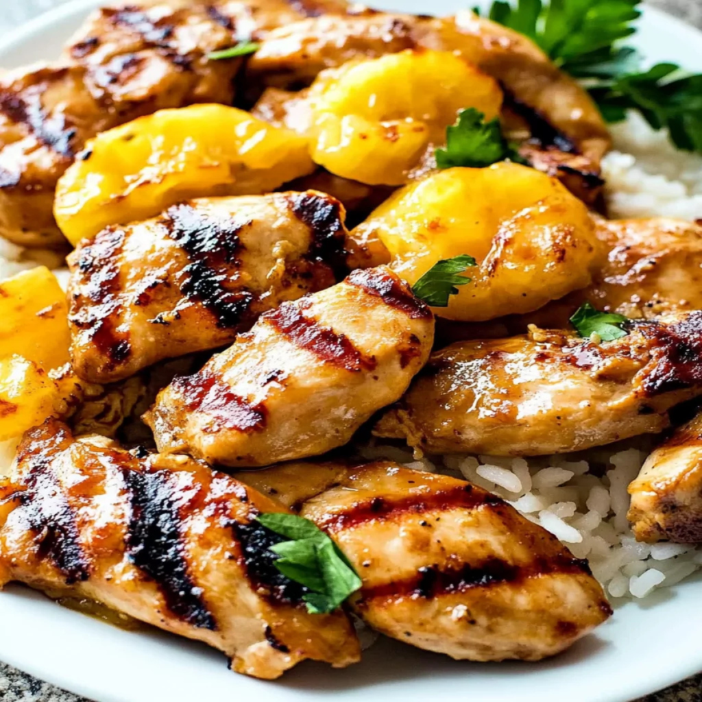 Hawaiian Chicken with Coconut Rice (3)
