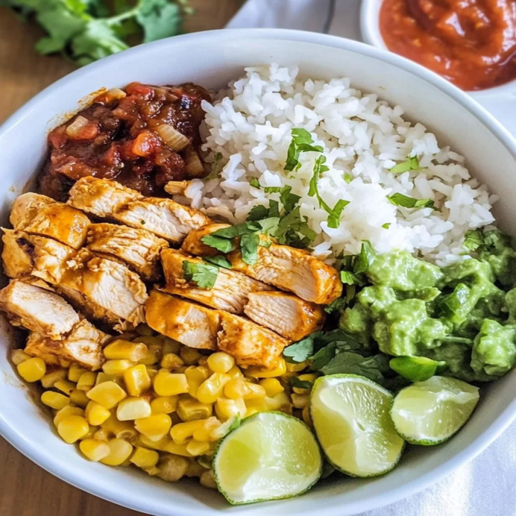 Healthy Chipotle Chicken Bowl (2)
