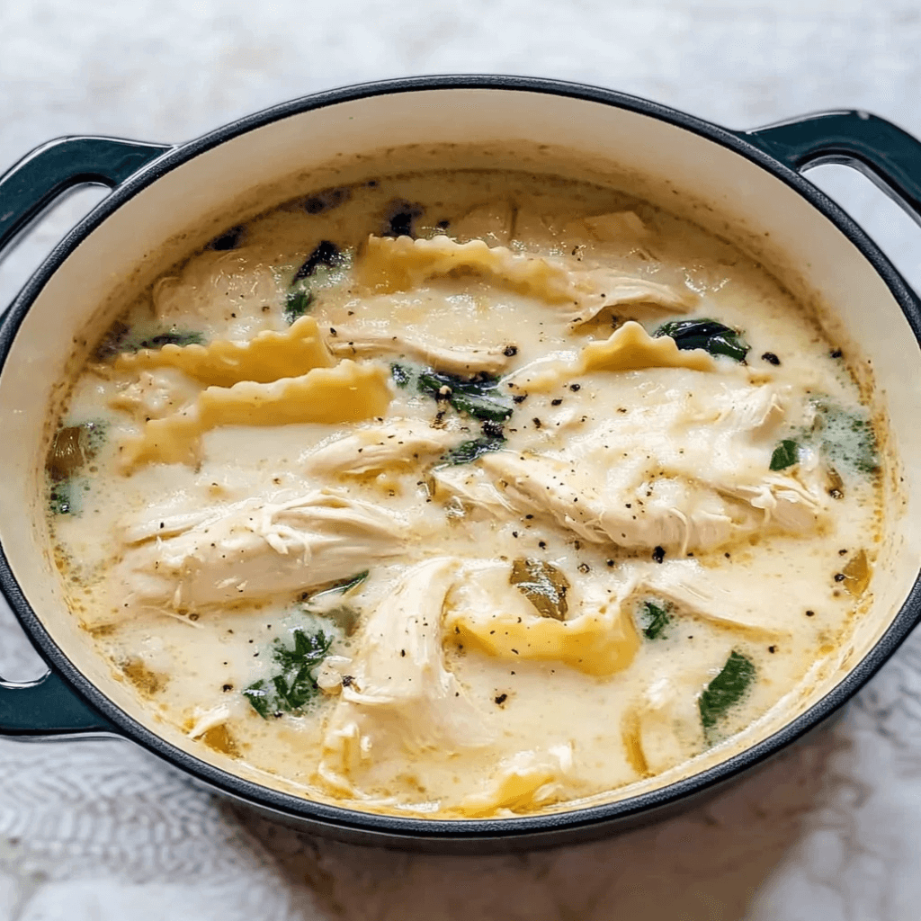 Irresistible Comfort White Chicken Lasagna Soup Recipe (1)
