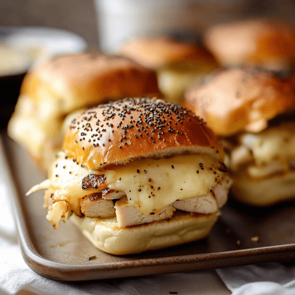 Turkey and Cheese Oven Sliders