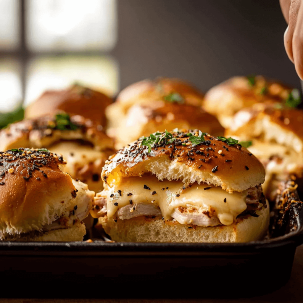 Turkey and Cheese Oven Sliders