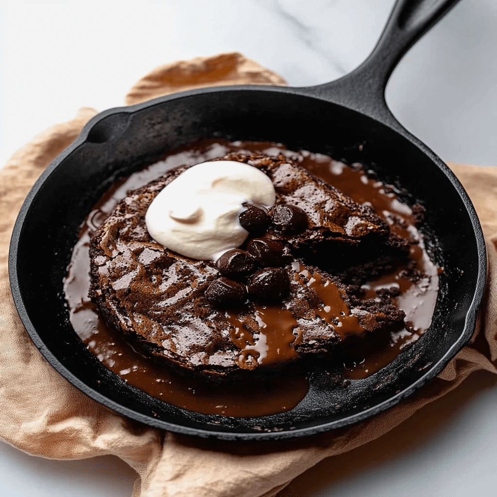 Perfectly Gooey Skillet Brownie Recipe for an Unstoppable Treat (1)