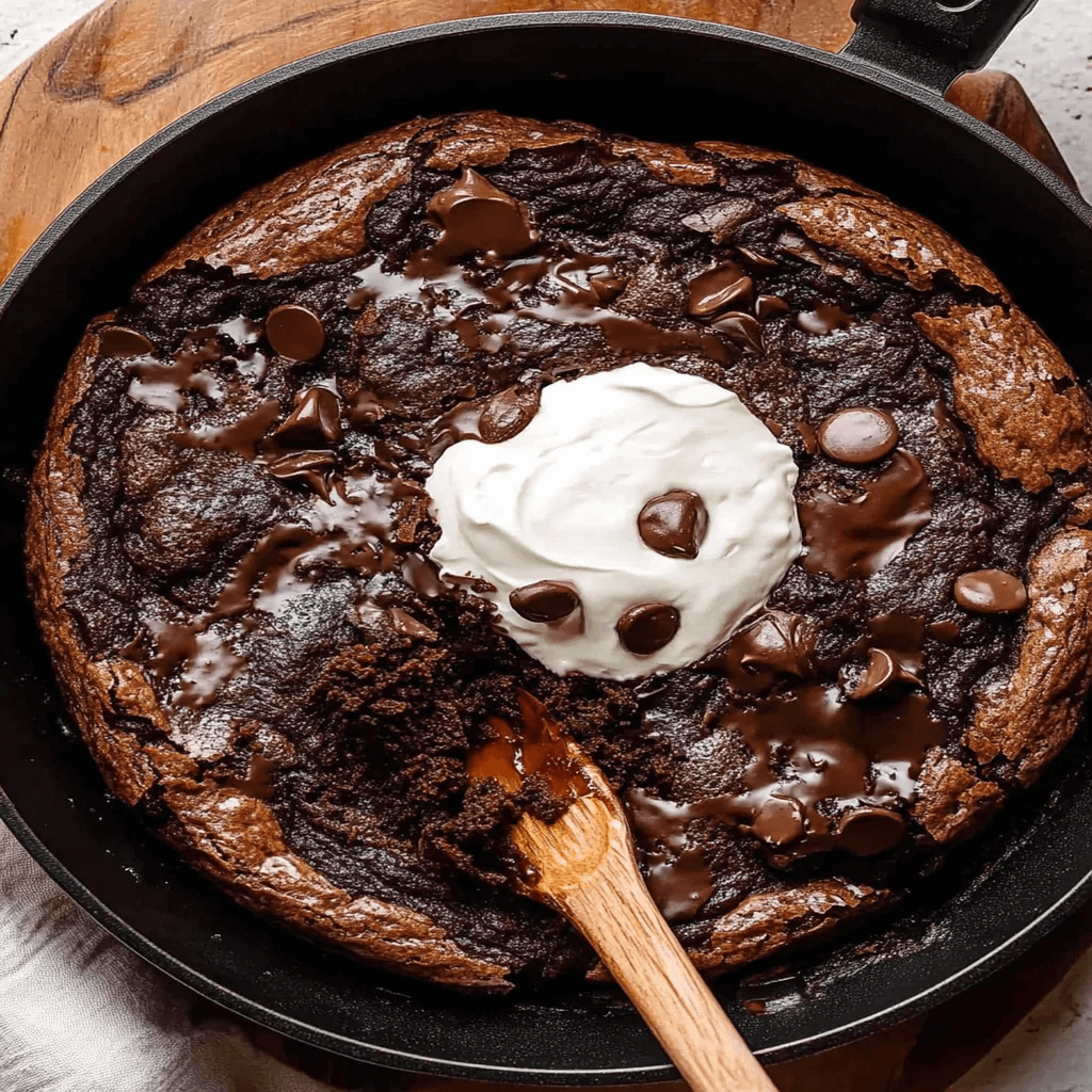 Perfectly Gooey Skillet Brownie Recipe for an Unstoppable Treat (3) (1)