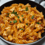 Quick and Easy BBQ Cheesy Chicken Pasta Recipe (1)