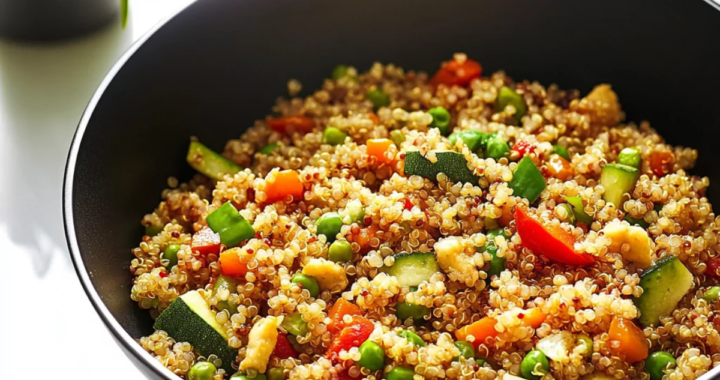 Quick and Easy Veggie Fried Quinoa – A Healthy Meal Idea! (2)
