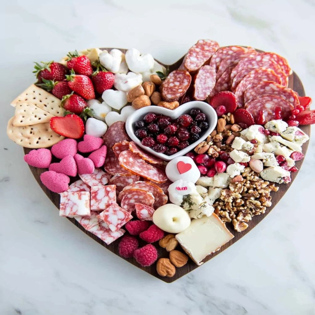 Romantic Valentine’s Day Charcuterie Board (1)