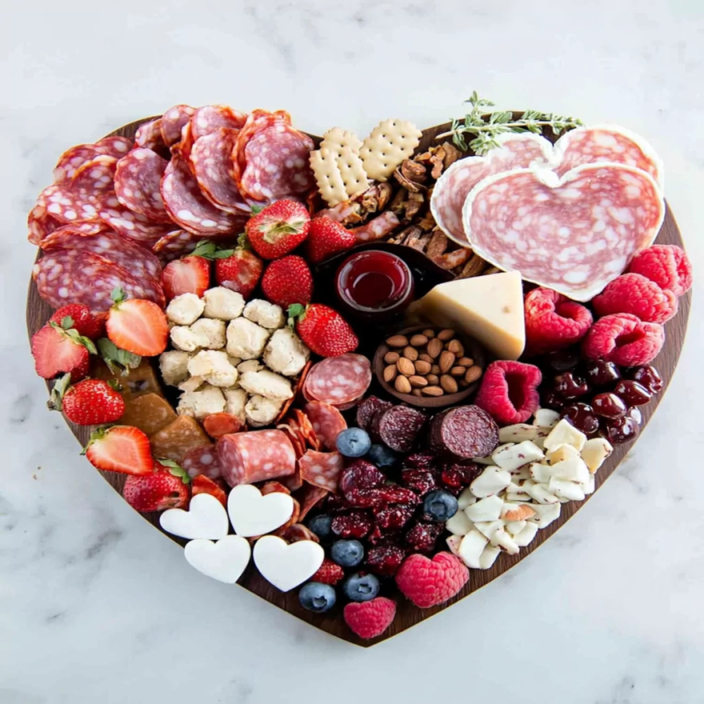 Romantic Valentine’s Day Charcuterie Board (3)