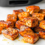 Simple and Flavorful Air Fryer Honey Garlic Salmon Bites! (3)