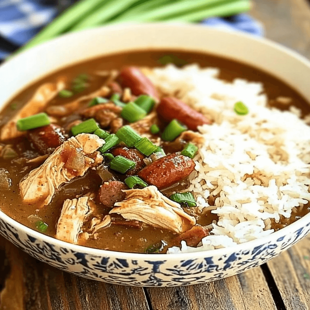 Ultimate Comforting Chicken and Sausage Gumbo Recipe (1)