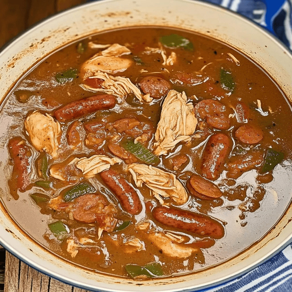 Ultimate Comforting Chicken and Sausage Gumbo Recipe (2) (1)