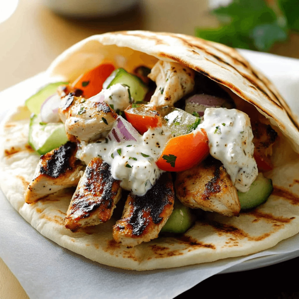 Ultimate Greek Chicken Pita – Simple and Flavor-Packed! (1)