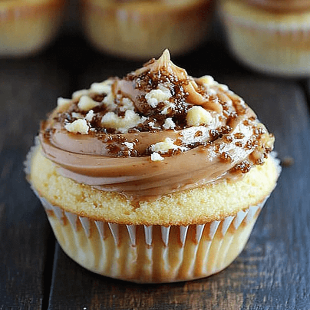 Ultimate Salted Caramel Toffee Cupcakes Sweet & Indulgent Treats (2) (1)
