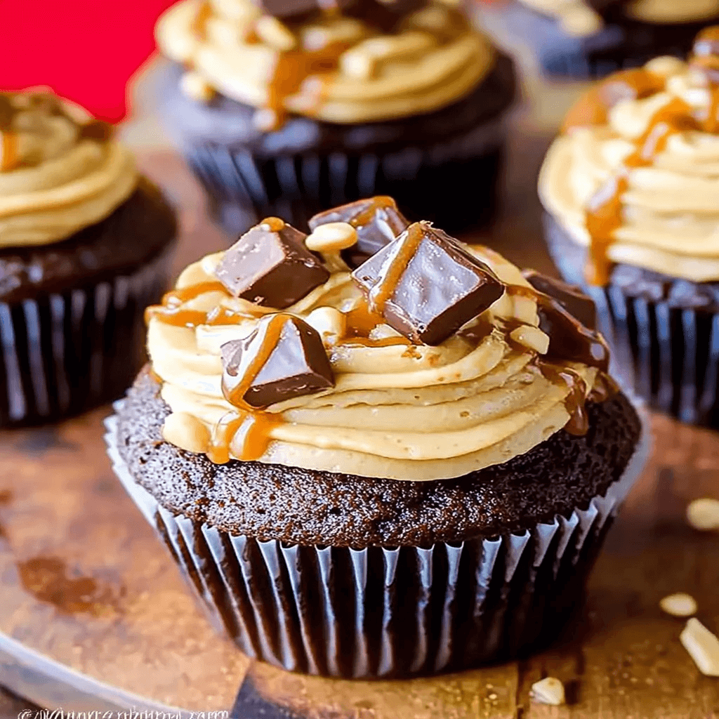 Ultimate Snickers Cupcakes A Decadent Dessert Delight (2) (1)