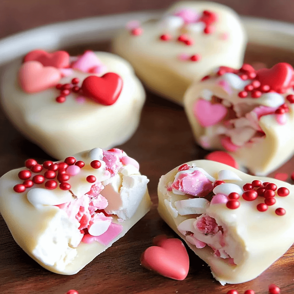 Valentine's Day White Chocolate Bark Bites (1)