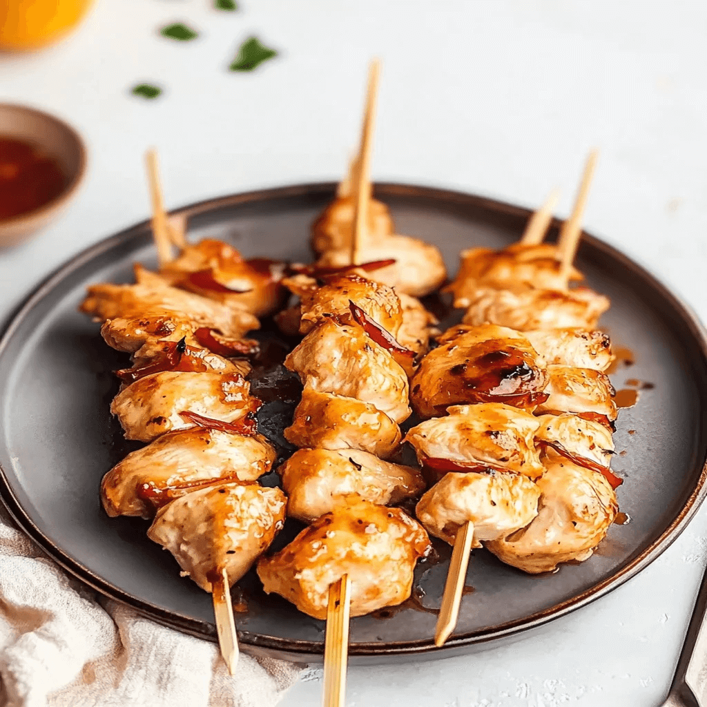 Air Fryer Chicken Skewers