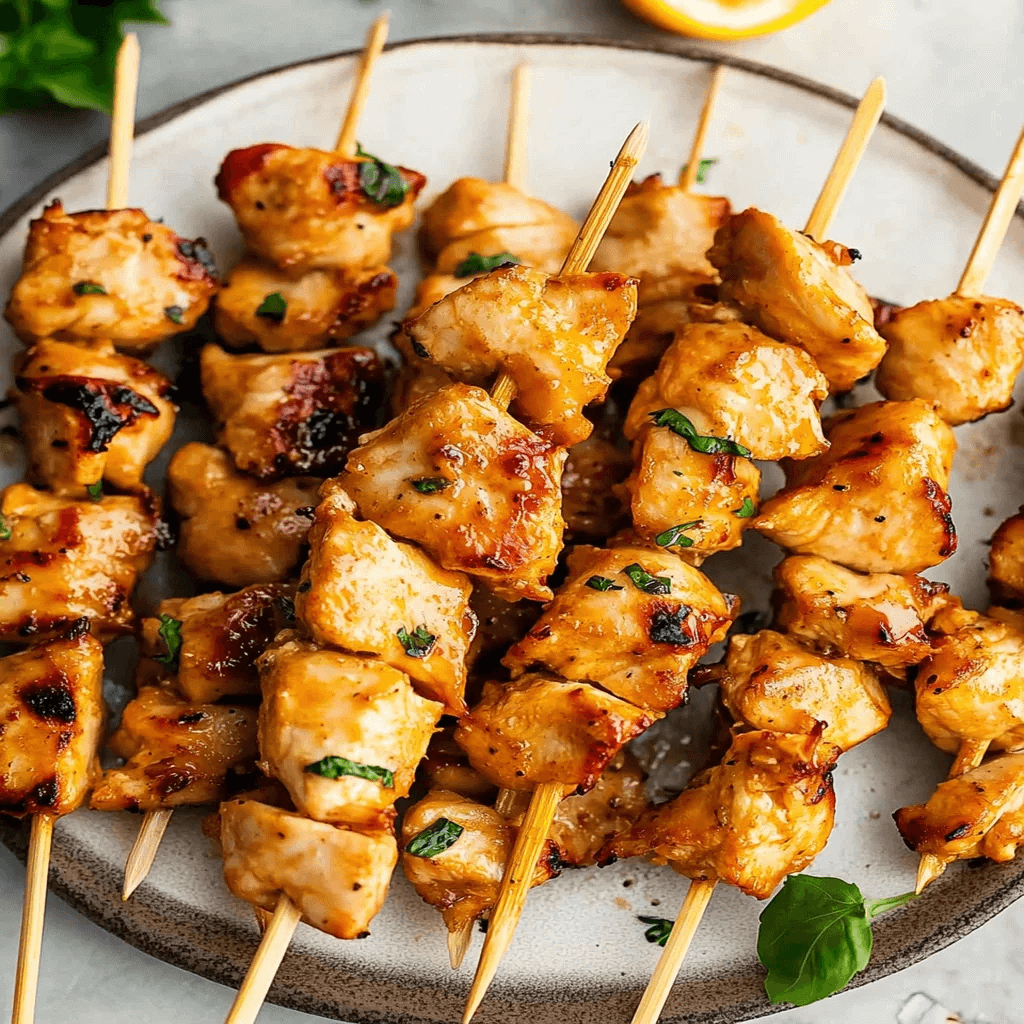 Air Fryer Chicken Skewers