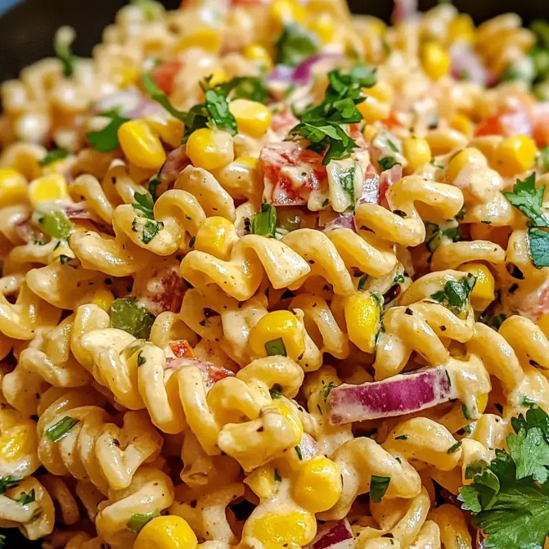 Authentic Mexican Street Corn Pasta Salad Recipe A Flavorful Twist on a Classic Dish (1)