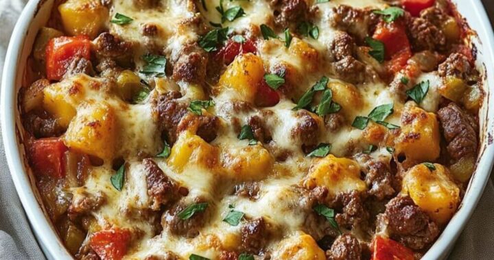 Beef Lombardi Casserole – Easy & Cheesy Comfort Food Recipe