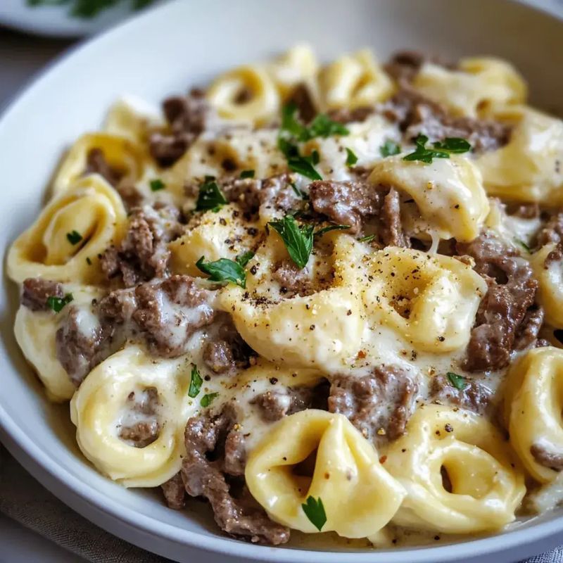 Best Philly Cheesesteak Tortellini Pasta – A Comfort Food Classic! (2)