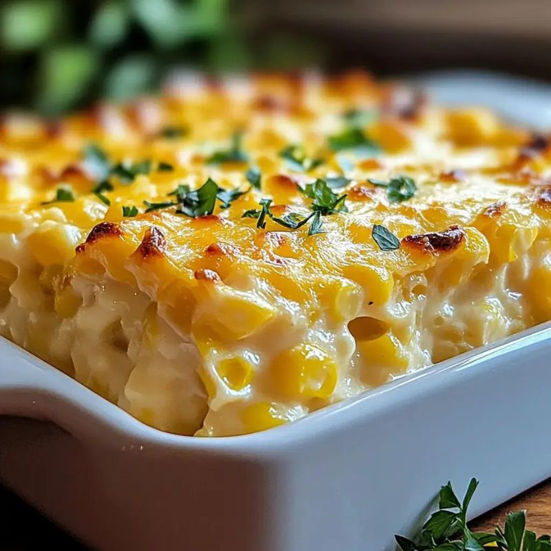 Classic Cream Cheese Corn Casserole – The Ultimate Comfort Dish (1)