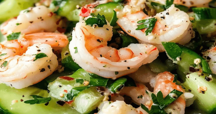 Cucumber Shrimp Salad