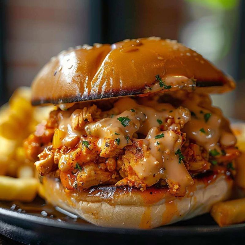 Delicious Cajun Chicken Sloppy Joes Recipe – Spicy & Flavorful! (2)