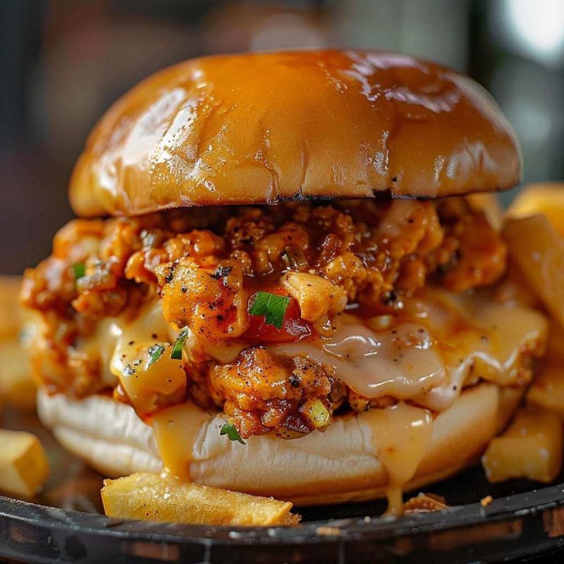 Delicious Cajun Chicken Sloppy Joes Recipe – Spicy & Flavorful! (3)