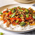 Ground Turkey Teriyaki Stir Fry