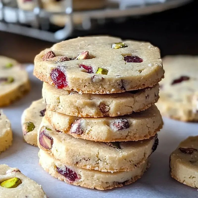 How to Make Cranberry Pistachio Shortbread Cookies – Easy Recipe! (1)
