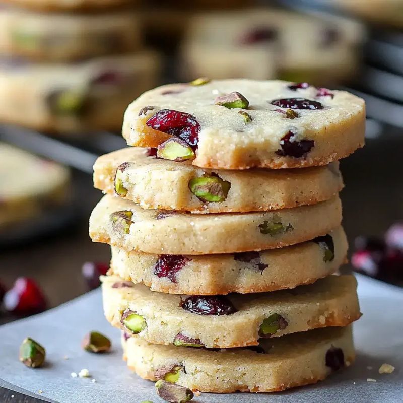 How to Make Cranberry Pistachio Shortbread Cookies – Easy Recipe! (2)