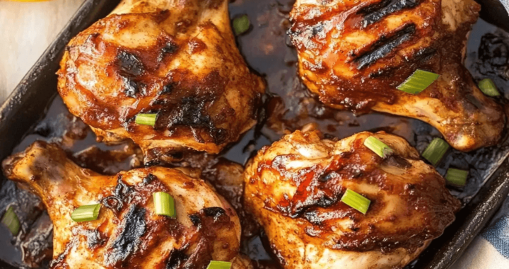 Low Carb BBQ Chicken Thighs