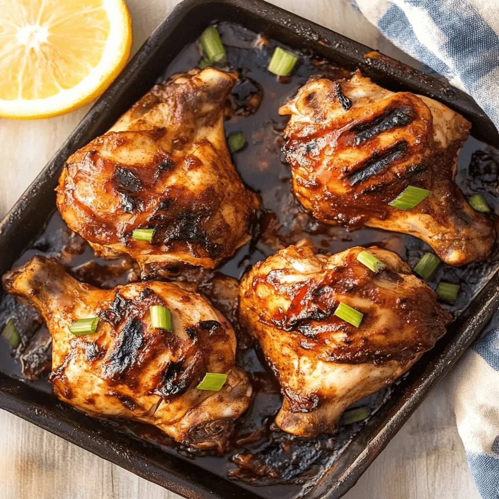 Low Carb BBQ Chicken Thighs