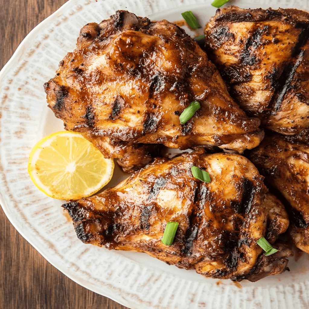 Low Carb BBQ Chicken Thighs