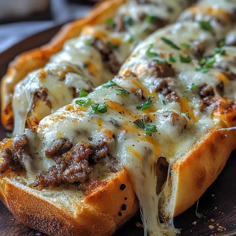 Philly Cheesesteak Cheesy Bread Recipe – Quick, Cheesy, & Delicious