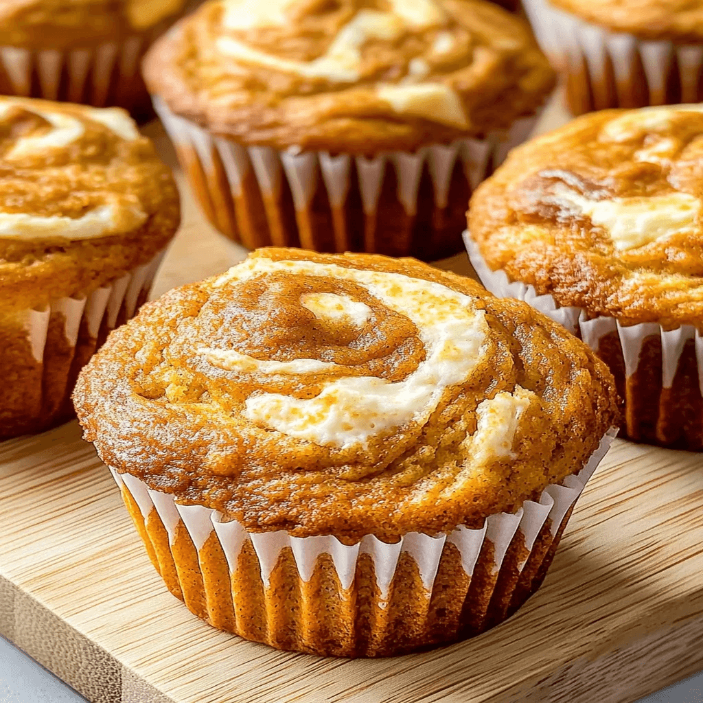 Pumpkin Cream Cheese Muffins