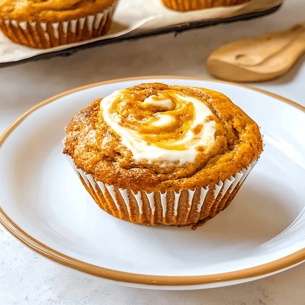 Pumpkin Cream Cheese Muffins