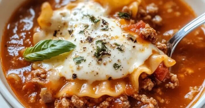 The Best Easy Lasagna Soup Recipe for Busy Nights! (1)