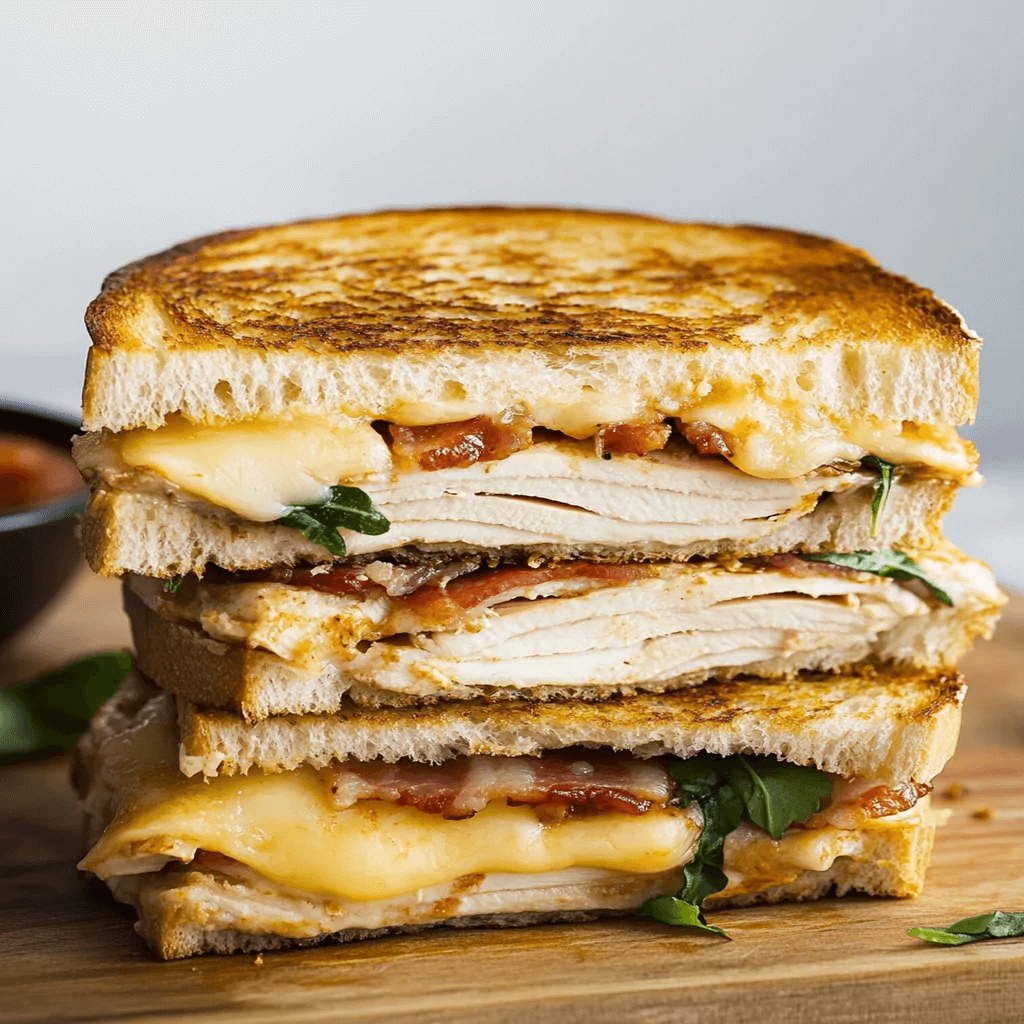 Ultimate Cheddar and Bacon Turkey Melt on Sourdough – A Perfect Quick Meal (4) (1)