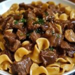 Best Crockpot Beef Tips & Noodles Recipe – So Easy & Delicious! (2)