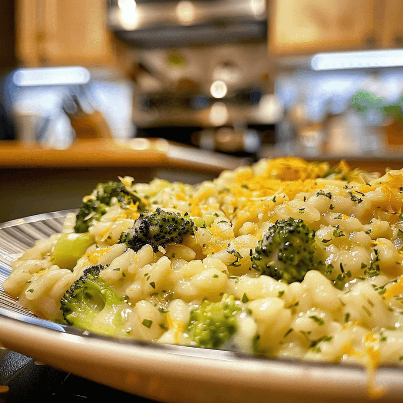 Broccoli and Cheese Risotto