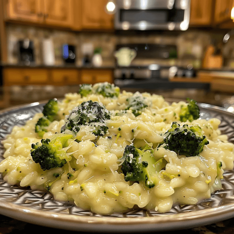 Broccoli and Cheese Risotto