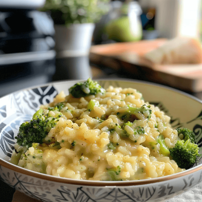 Broccoli and Cheese Risotto